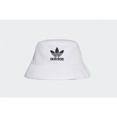 Кепка adidas Originals Adicolor Trefoil Bucket Hat FQ4641 - белая