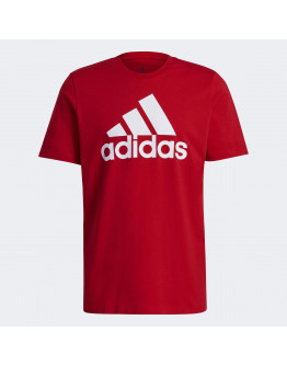 Футболка adidas Essentials Big Logo Tee GK9124 - красная