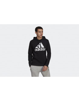 Худи adidas Essentials Fleece Big Logo Hoodie GK9220 - черный