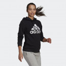 Толстовка adidas Loungewear Essentials Logo Fleece Hoodie GL0653 - черная