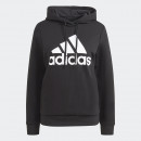 Толстовка adidas Loungewear Essentials Logo Fleece Hoodie GL0653 - черная