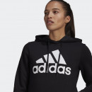 Толстовка adidas Loungewear Essentials Logo Fleece Hoodie GL0653 - черная