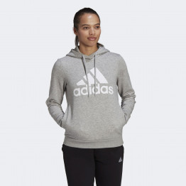 Толстовка adidas Loungewear Essentials Logo Fleece Hoodie GL0719 - серая
