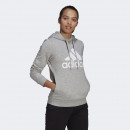 Толстовка adidas Loungewear Essentials Logo Fleece Hoodie GL0719 - серая