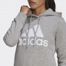 Толстовка adidas Loungewear Essentials Logo Fleece Hoodie GL0719 - серая
