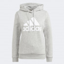 Толстовка adidas Loungewear Essentials Logo Fleece Hoodie GL0719 - серая
