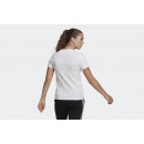 Футболка adidas Sportswear Loungwear Essentials Slim Logo GL0768 - белая
