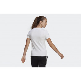 Футболка adidas Sportswear Loungwear Essentials Slim Logo GL0768 - белая