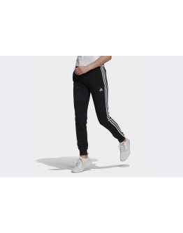 Брюки adidas Essentials French Terry 3-Stripes GM8733 - черные