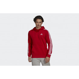 Худи adidas Essentials Fleece 3-Stripes GU2523 - красный