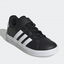 Обувь adidas Grand Court Elastic Lace And Top Strap GW6513 - черные