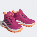 Кроссовки adidas Fortarun All Terrain Cloudfoam Sport Running Elastic Lace And Top Strap GZ1807 - розовые