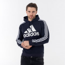 Свитшот adidas Essentials Fleece 3-Stripes Logo Hoodie H14642 - тёмно-синий
