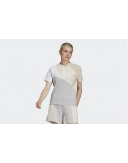 Футболка adidas Originals Adicolor Split Trefoil HC7041 - серая