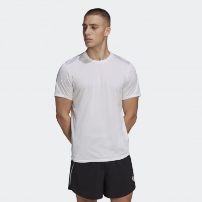 Футболка adidas Designed 4 Running Tee HC9826 - белая