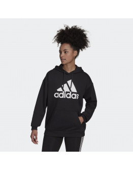 Худи adidas Essentials Logo Boyfriend Fleece Hoodie HD1756 - черный