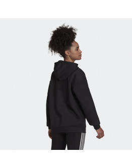 Худи adidas Essentials Logo Boyfriend Fleece Hoodie HD1756 - черный