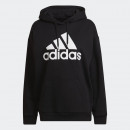 Худи adidas Essentials Logo Boyfriend Fleece Hoodie HD1756 - черный