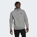 Толстовка adidas Essentials 4 Gameday Full-Zip Hoodie HE1806 - серая