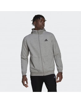 Толстовка adidas Essentials 4 Gameday Full-Zip Hoodie HE1806 - серая