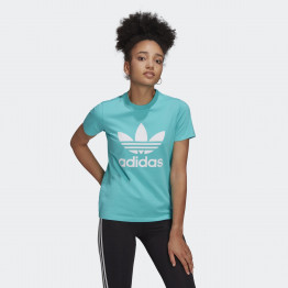 Футболка adidas Adicolor Classics Trefoil Tee HE6869 - синяя