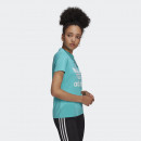 Футболка adidas Adicolor Classics Trefoil Tee HE6869 - синяя