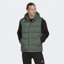 Жилет adidas Helionic Hooded Down Vest HG6274 - зеленый
