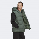 Жилет adidas Helionic Hooded Down Vest HG6274 - зеленый