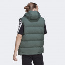 Жилет adidas Helionic Hooded Down Vest HG6274 - зеленый