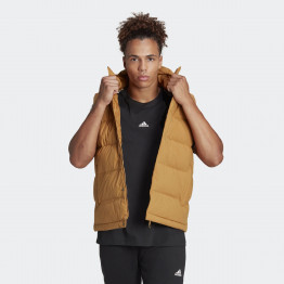 Жилет adidas Helionic Hooded Down Vest HG6275 - коричневый