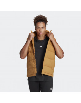 Жилет adidas Helionic Hooded Down Vest HG6275 - коричневый