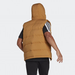 Жилет adidas Helionic Hooded Down Vest HG6275 - коричневый