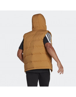 Жилет adidas Helionic Hooded Down Vest HG6275 - коричневый