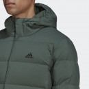 Куртка adidas Helionic Hooded Down HG8749 - зеленая