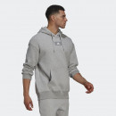 Худи adidas Essentials Feelvivid Cotton Fleece Drop Shoulder Hoodie HK2830 - серый