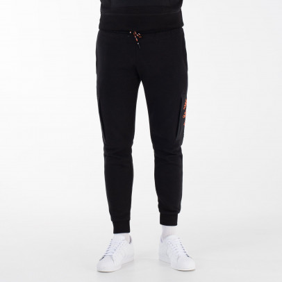 Штаны adidas Essentials Brandlove Fleece HL9375 - черные