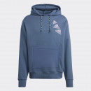 Худи adidas Essentials BrandLove Fleece Hoodie HL9382 - синий