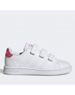 Кроссовки adidas Advantage Court Lifestyle Hook-and-Loop GW6495 - белые