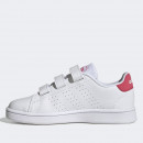 Кроссовки adidas Advantage Court Lifestyle Hook-and-Loop GW6495 - белые