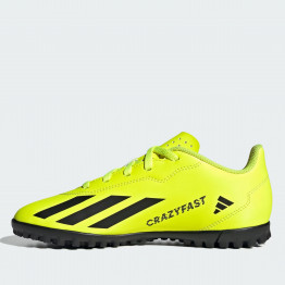 Кроссовки adidas X Crazyfast Club TF IF0707 - жёлтые
