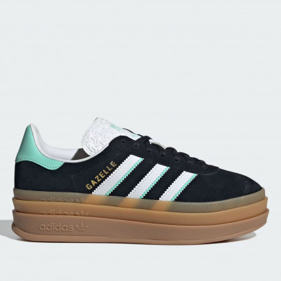 Подростковые кроссовки adidas Originals Gazelle Bold J IH6456 - черные
