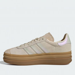 Женские кроссовки adidas Originals Gazelle Bold IH6782 - бежевые