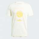 Футболка adidas Aeroready Tennis ARC De Ball IS2414 - белая