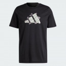 Футболка adidas Aeroready Tennis Logo Slam Graphic IS2419 - черная