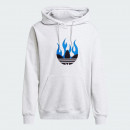 Толстовка adidas Originals Flames Logo IS2947 - серая
