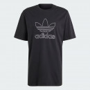 Футболка adidas Originals Adicolor Outline Trefoil IU2347 - черная
