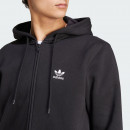 Мужская худи adidas Originals Trefoil Essentials Full-Zip IW5791 - черная