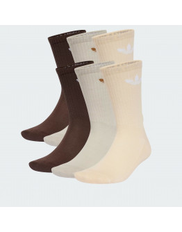 Носки унисекс adidas Originals Trefoil Cushion Crew Socks 6 пар IX5274 - мультиколор