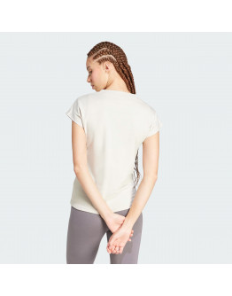 Женская футболка adidas Sportswear Linear JC5819 - бежевый