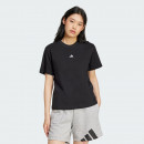 женская футболка adidas Sportswear Essentials Small Logo JC5943 - черная